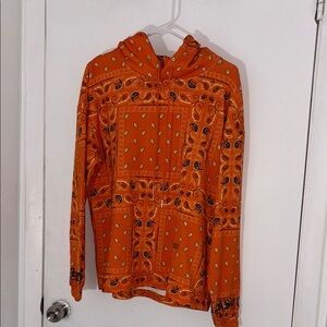 Orange Paisley Men's Sweater